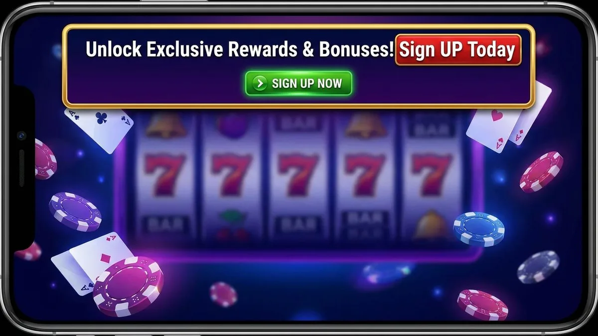 Sign up with bonus